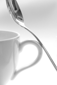Spoon and cup